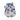 Dog shirt with pink hearts on a light blue background