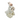 Plush toy with a dog-like face and bunny body on a white background