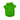 Green dog polo shirt on a white background