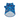 Blue pet coat with superhero pattern on a white background